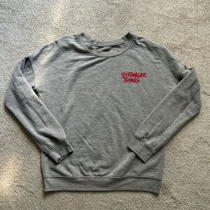 Target Gray Stranger Things Sweatshirt